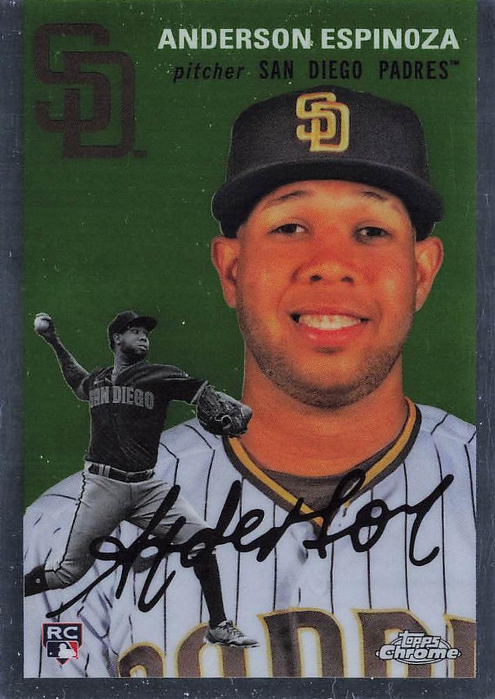 #12 Anderson Espinoza - San Diego Padres - 2023 Topps Chrome Platinum Anniversary Baseball
