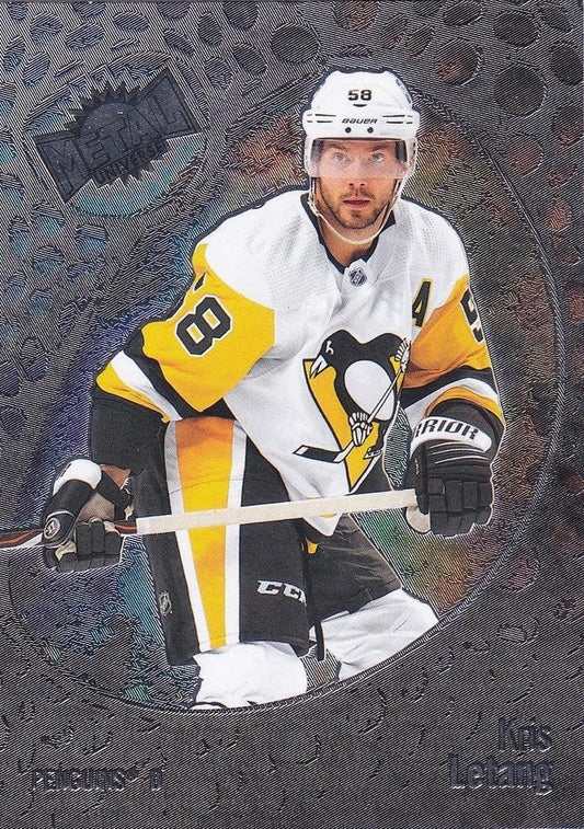 #12 Kris Letang - Pittsburgh Penguins - 2022-23 SkyBox Metal Universe Hockey