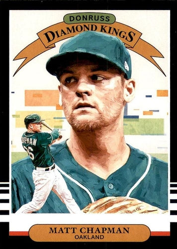 #12 Matt Chapman - Oakland Athletics - 2019 Donruss Baseball