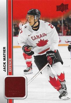 #12 Jack Matier - Canada - 2023 Upper Deck Team Canada Juniors - Red Foil Hockey