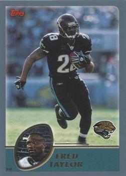 #12 Fred Taylor - Jacksonville Jaguars - 2003 Topps Football