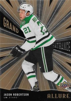 #GE-12 Jason Robertson - Dallas Stars - 2020-21 Upper Deck Allure - Grand Entrance Hockey