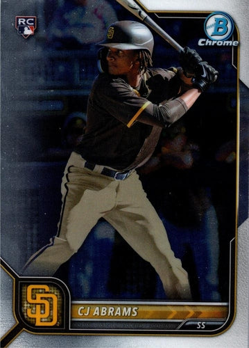 #12 CJ Abrams - San Diego Padres - 2022 Bowman Chrome Baseball