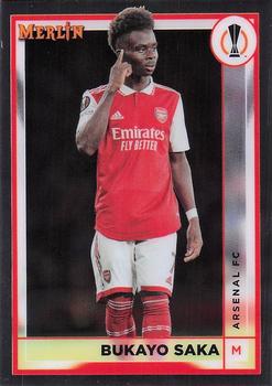 #12 Bukayo Saka - Arsenal FC - 2022-23 Merlin Chrome UEFA Club Competitions Soccer