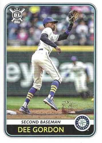 #13 Dee Gordon - Seattle Mariners - 2020 Topps Big League Baseball