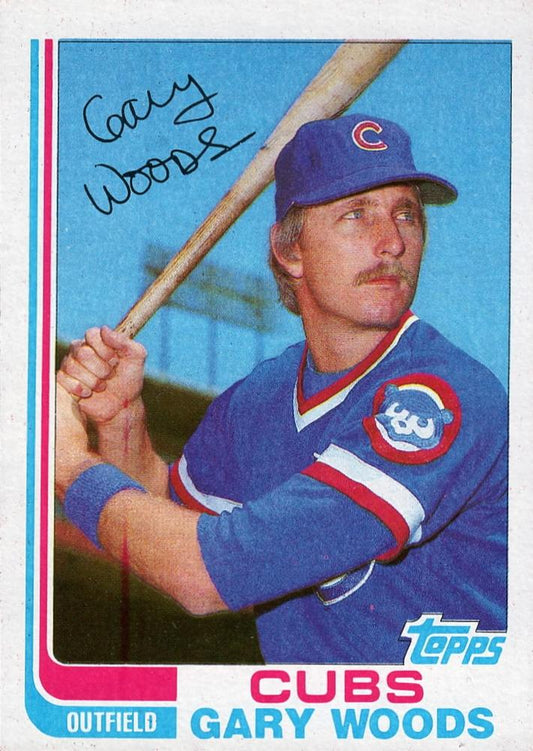 #130T Gary Woods - Chicago Cubs - 1982 Topps Traded Baseball