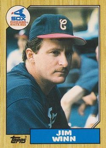 #130T Jim Winn - Chicago White Sox - 1987 Topps Traded Baseball
