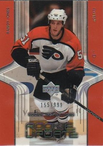 #130 Randy Jones - Philadelphia Flyers - 2003-04 Upper Deck Rookie Update Hockey