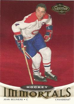 #130 Jean Beliveau - Montreal Canadiens - 2000-01 Upper Deck Heroes Hockey