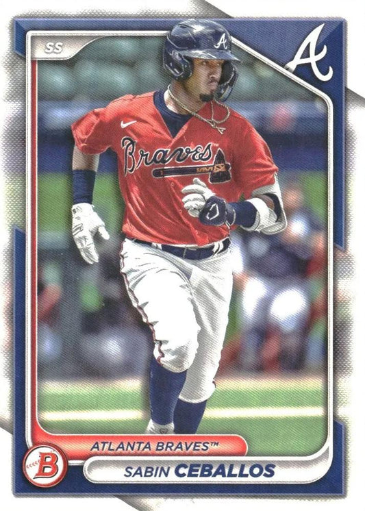 #BP-130 Sabin Ceballos - Atlanta Braves - 2024 Bowman - Prospects Baseball