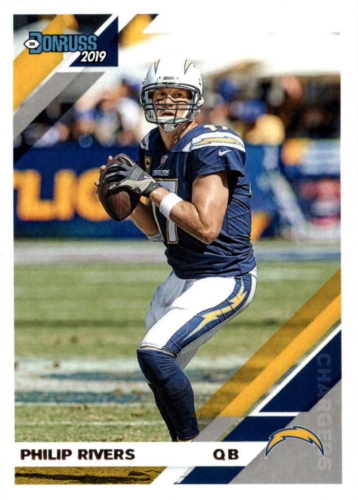 #130 Philip Rivers - Los Angeles Chargers - 2019 Donruss Football