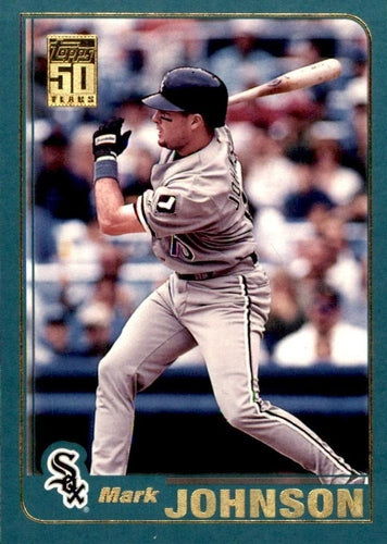 #130 Mark Johnson - Chicago White Sox - 2001 Topps Baseball
