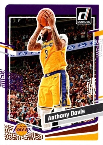 #130 Anthony Davis - Los Angeles Lakers - 2023-24 Donruss Basketball