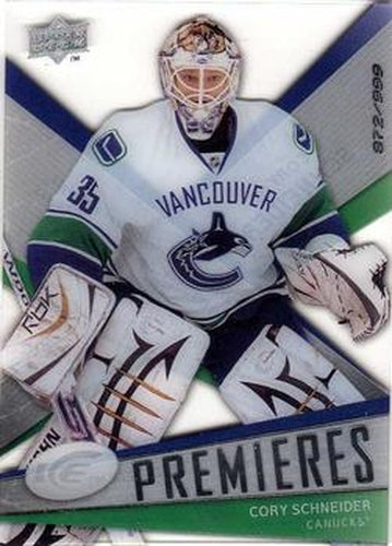 #130 Cory Schneider - Vancouver Canucks - 2008-09 Upper Deck Ice Hockey