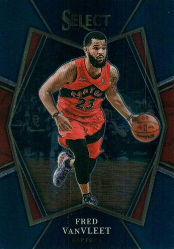 #130 Fred VanVleet - Toronto Raptors - 2021-22 Panini Select - Blue Basketball