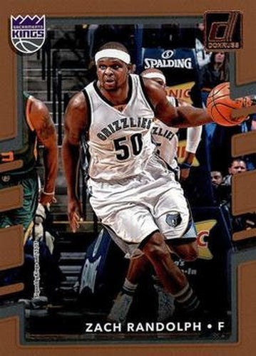 #130 Zach Randolph - Sacramento Kings - 2017-18 Donruss Basketball