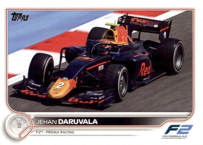 #130 Jehan Daruvala - Prema Racing - 2022 Topps Formula 1 Racing