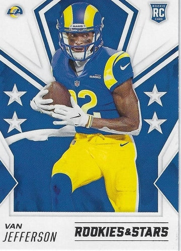 #130 Van Jefferson - Los Angeles Rams - 2020 Panini Rookies & Stars Football
