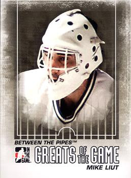 #130 Mike Liut - Hartford Whalers - 2009-10 In The Game Between The Pipes Hockey