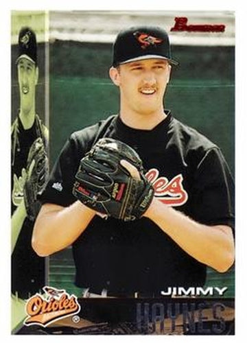 #130 Jimmy Haynes - Baltimore Orioles - 1995 Bowman Baseball