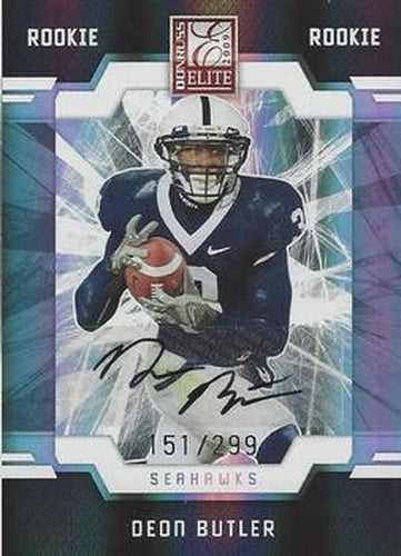 #130 Deon Butler - Seattle Seahawks - 2009 Donruss Elite Football