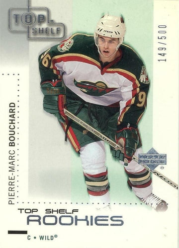 #130 Pierre-Marc Bouchard - Minnesota Wild - 2002-03 Upper Deck Top Shelf Hockey