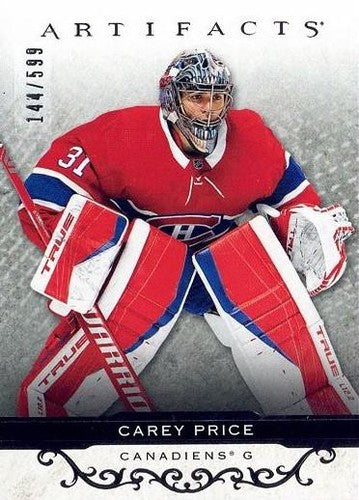 #130 Carey Price - Montreal Canadiens - 2021-22 Upper Deck Artifacts Hockey