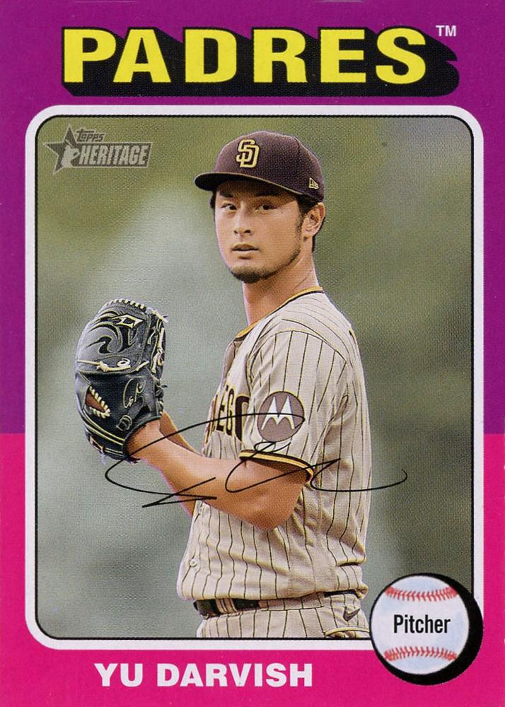 #130 Yu Darvish - San Diego Padres - 2024 Topps Heritage Baseball