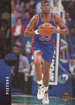 #130 Greg Anderson - Detroit Pistons - 1994-95 Upper Deck Basketball