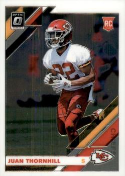 #130 Juan Thornhill - Kansas City Chiefs - 2019 Donruss Optic Football