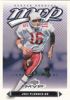 #130 Jake Plummer - Denver Broncos - 2003 Upper Deck MVP Football