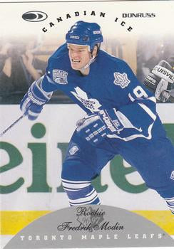 #130 Fredrik Modin - Toronto Maple Leafs - 1996-97 Donruss Canadian Ice Hockey