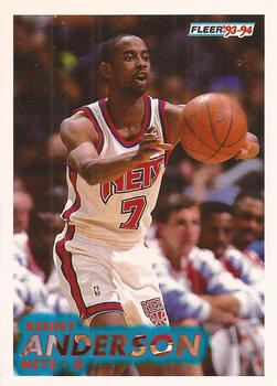 #130 Kenny Anderson - New Jersey Nets - 1993-94 Fleer Basketball