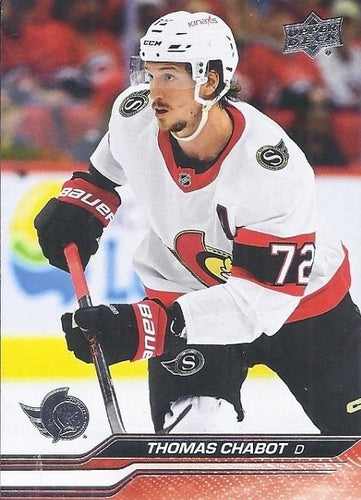 #130 Thomas Chabot - Ottawa Senators - 2023-24 Upper Deck Hockey