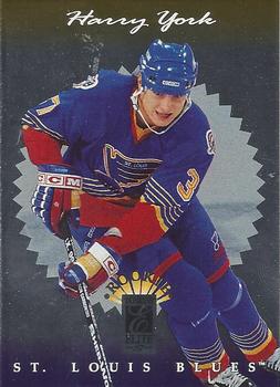 #130 Harry York - St. Louis Blues - 1996-97 Donruss Elite Hockey