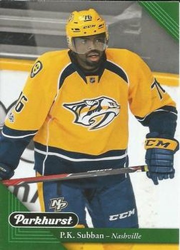 #130 P.K. Subban - Nashville Predators - 2017-18 Parkhurst Hockey