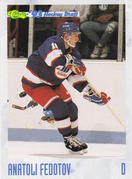 #130 Anatoli Fedotov - Moncton Hawks - 1993 Classic '93 Hockey Draft Hockey