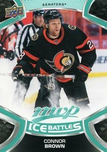 #130 Connor Brown - Ottawa Senators - 2021-22 Upper Deck MVP - Ice Battles Hockey