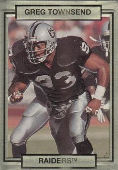 #130 Greg Townsend - Los Angeles Raiders - 1990 Action Packed Football