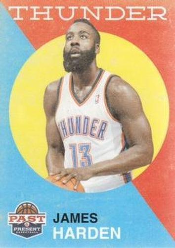#130 James Harden - Oklahoma City Thunder - 2011-12 Panini Past & Present Basketball