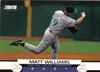 #130 Matt Williams - Arizona Diamondbacks - 2001 Stadium Club Baseball