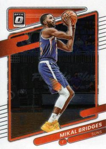 #130 Mikal Bridges - Phoenix Suns - 2021-22 Donruss Optic Basketball