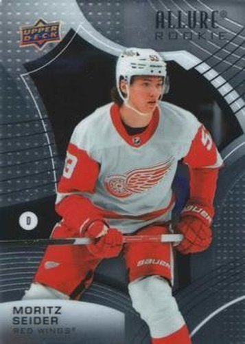 #130 Moritz Seider - Detroit Red Wings - 2021-22 Upper Deck Allure Hockey