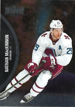 #130 Nathan MacKinnon - Colorado Avalanche - 2021-22 Skybox Metal Universe Hockey