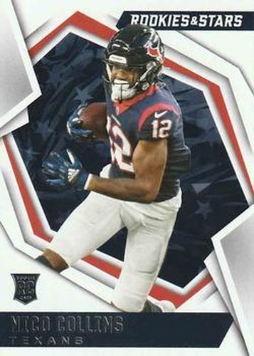 #130 Nico Collins - Houston Texans - 2021 Panini Rookies & Stars Football