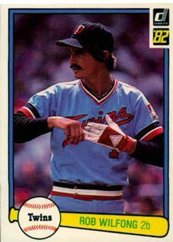 #130 Rob Wilfong - Minnesota Twins - 1982 Donruss Baseball
