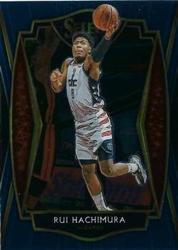 #130 Rui Hachimura - Washington Wizards - 2020-21 Panini Select - Blue Basketball