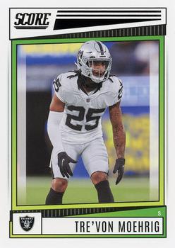 #130 Tre'von Moehrig - Las Vegas Raiders - 2022 Score Football