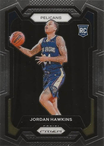 #130 Jordan Hawkins - New Orleans Pelicans - 2023-24 Panini Prizm Basketball