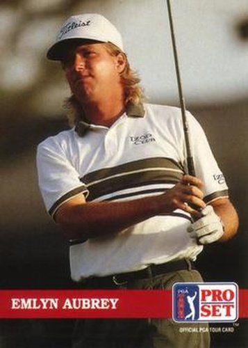 #130 Emlyn Aubrey - 1992 Pro Set PGA Tour Golf